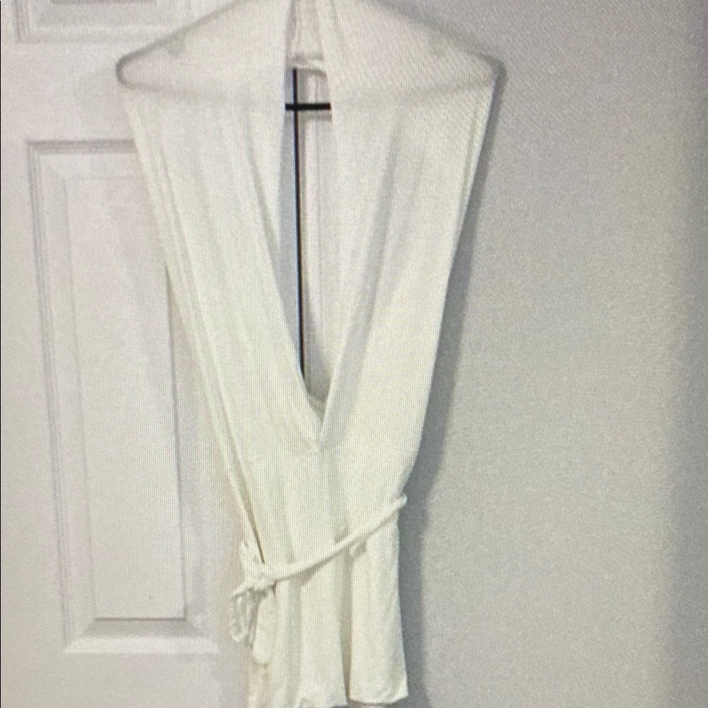 Elegant White Halter Dress